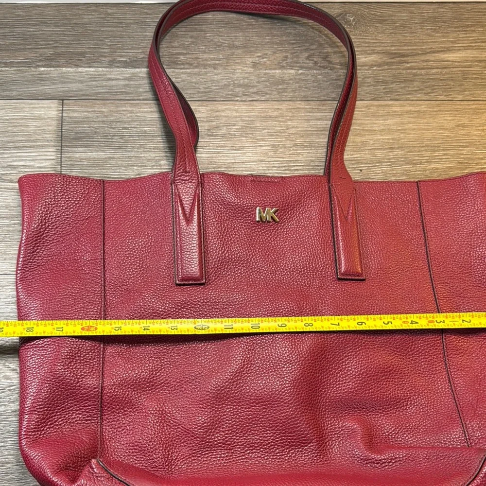 Michael Kors Burgundy Leather Tote